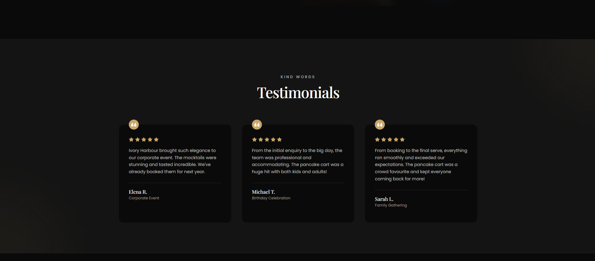 Testimonials